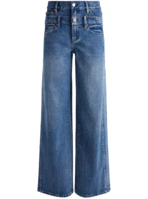 alice + olivia Wide-Leg Jeans for Women - Shop on FARFETCH alice + olivia Wide-Leg Jeans for Women - Shop on FARFETCH