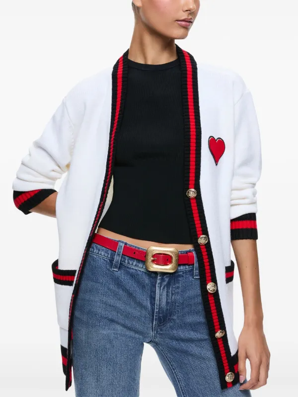 Alice + Olivia Bradford Cardigan | Neutrals | FARFETCH