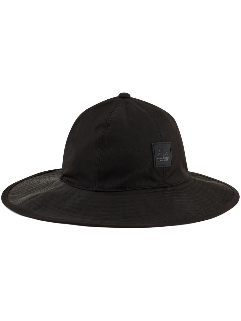 Armani Exchange Logo-appliqué Hat In Gray