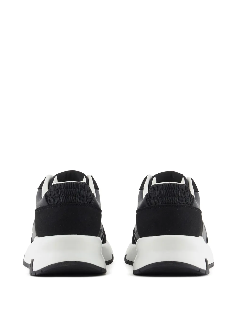 Armani Exchange logo-print sneakers Black
