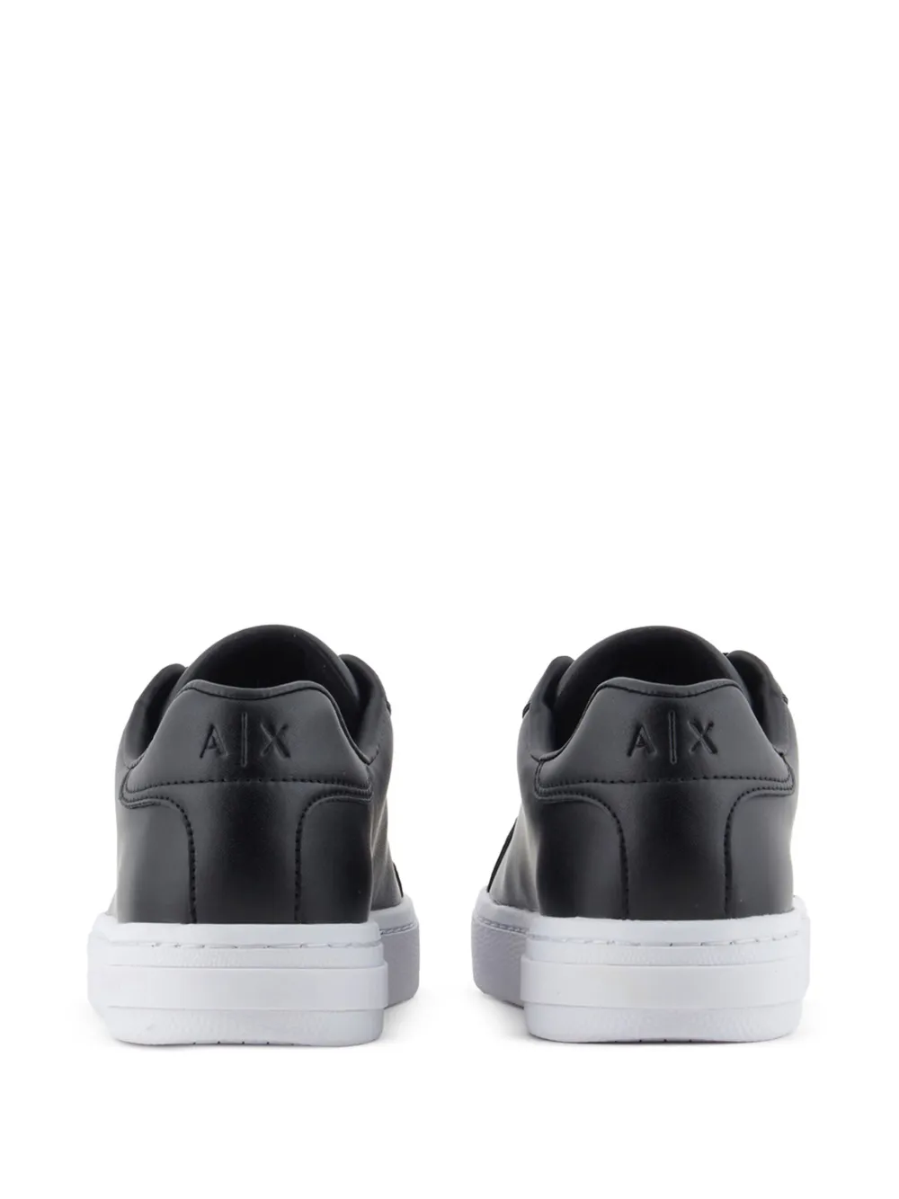 Armani Exchange logo sneakers Black