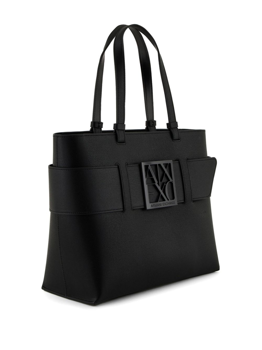 Armani Exchange logo plaque tote bag Women