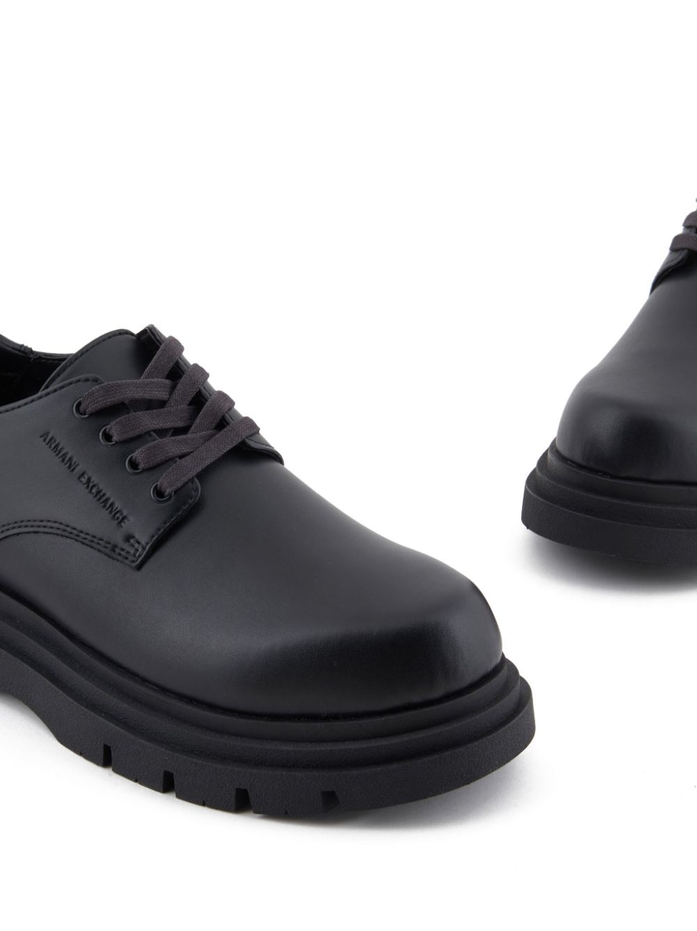 Armani Exchange Derby veterschoenen Zwart