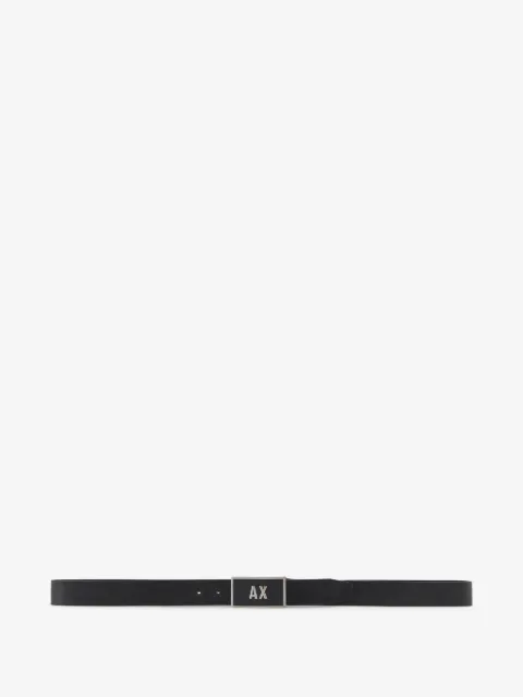 Armani Exchange logo-buckle belt