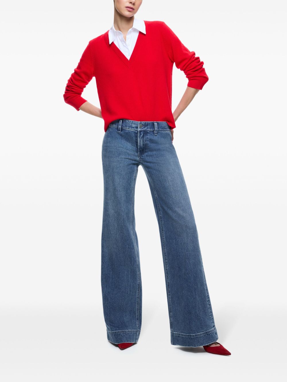 alice + olivia Denby jumper - Rood