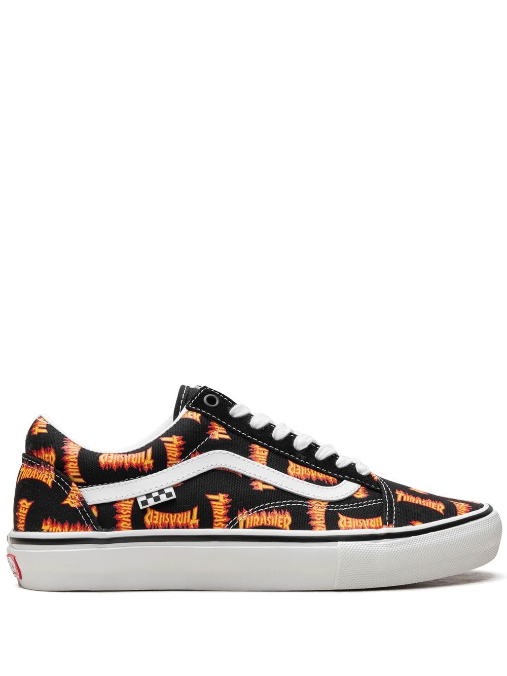 Vans x Thrasher Old Skool "Thrasher All Over Flame Logo" sneakers Zwart