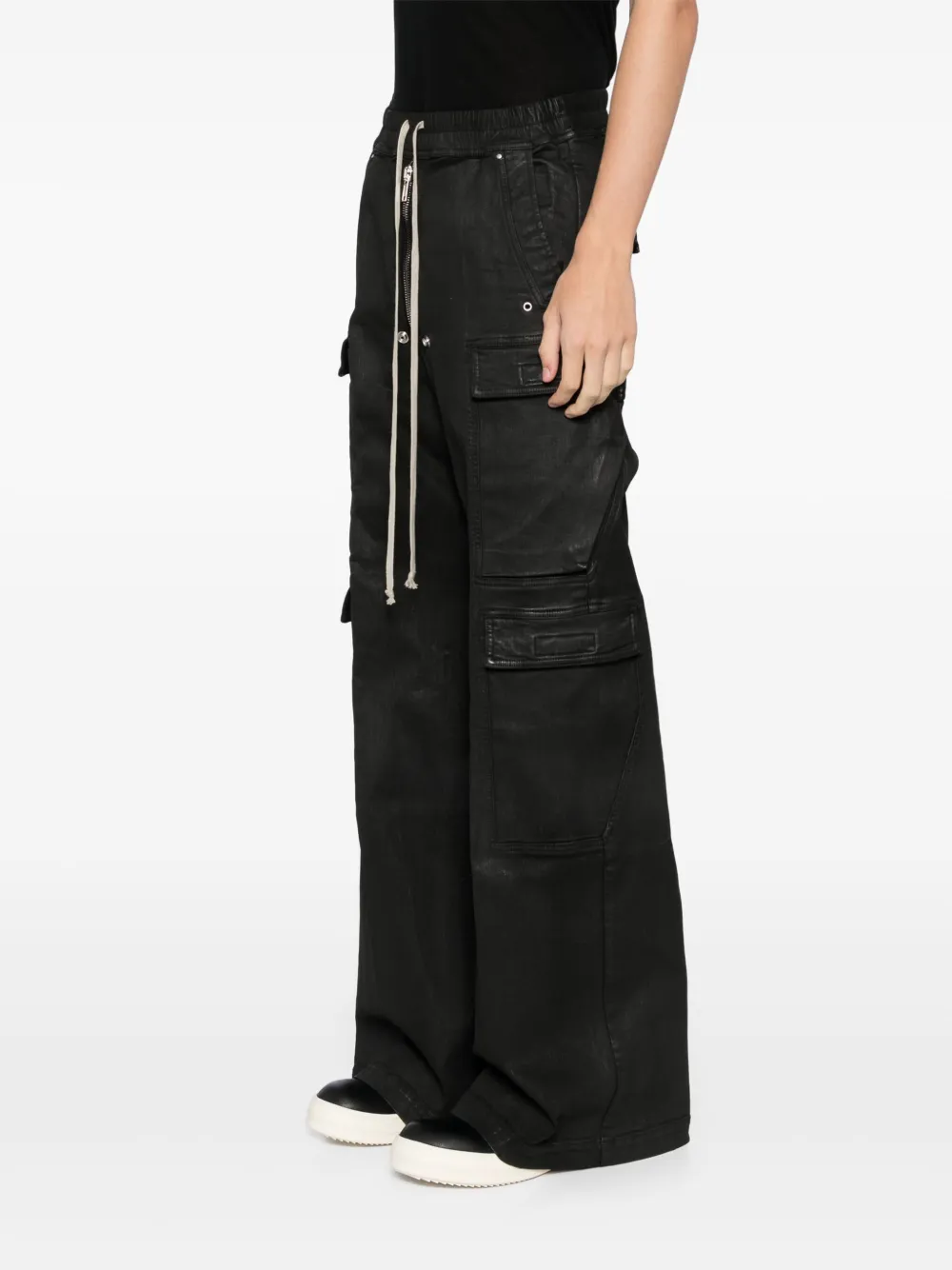 Rick Owens DRKSHDW Double カーゴパンツ | ブラック | FARFETCH JP