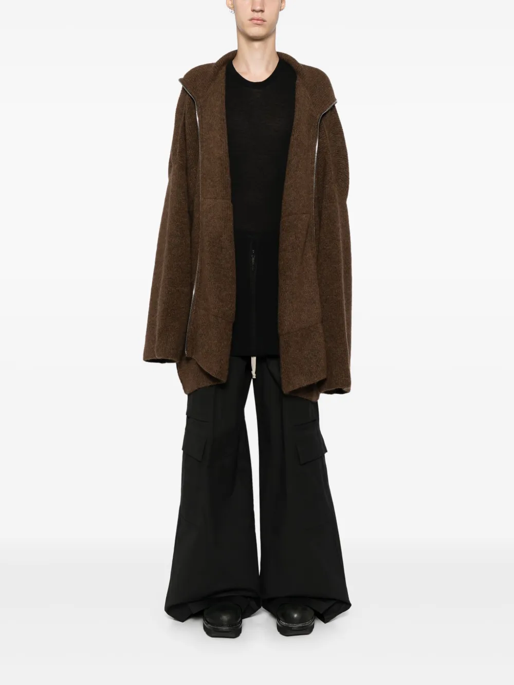 Rick Owens Trui met capuchon - Bruin