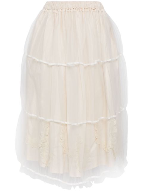 Comme des Garcons TAO double layered tulle skirt Women