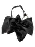 Noir Kei Ninomiya bow tie necklace - Black