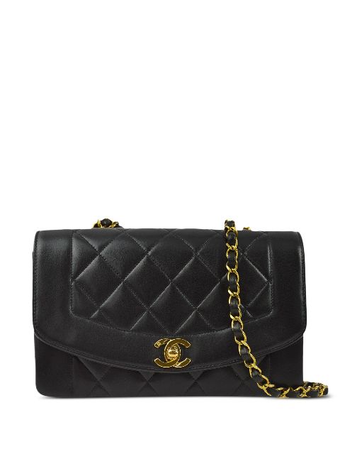 HOT SALE CHANEL 1995 small Diana shoulder bag Women