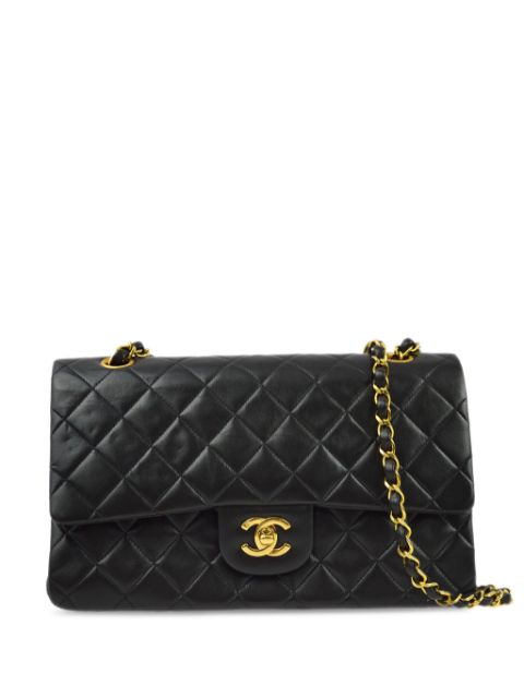 HOT SALE CHANEL 1995 medium Double Flap shoulder bag Women