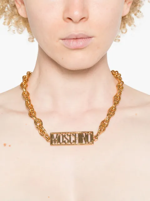 Moschino choker necklace h&m best sale