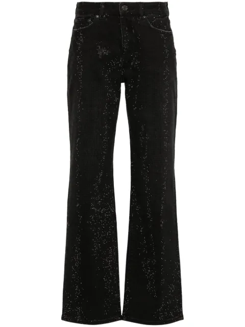 Purple Brand crystal-embellished jeans