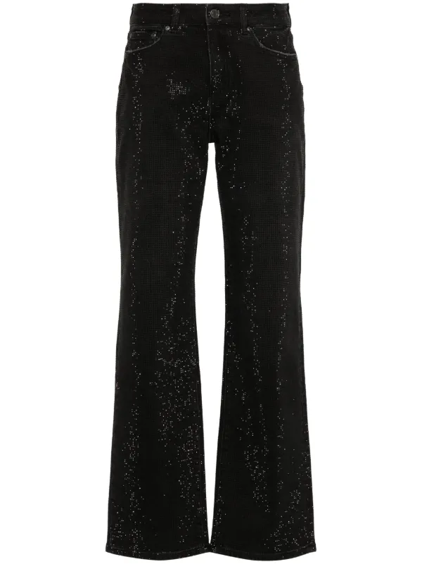 Purple Brand crystal-embellished Jeans Black FARFETCH