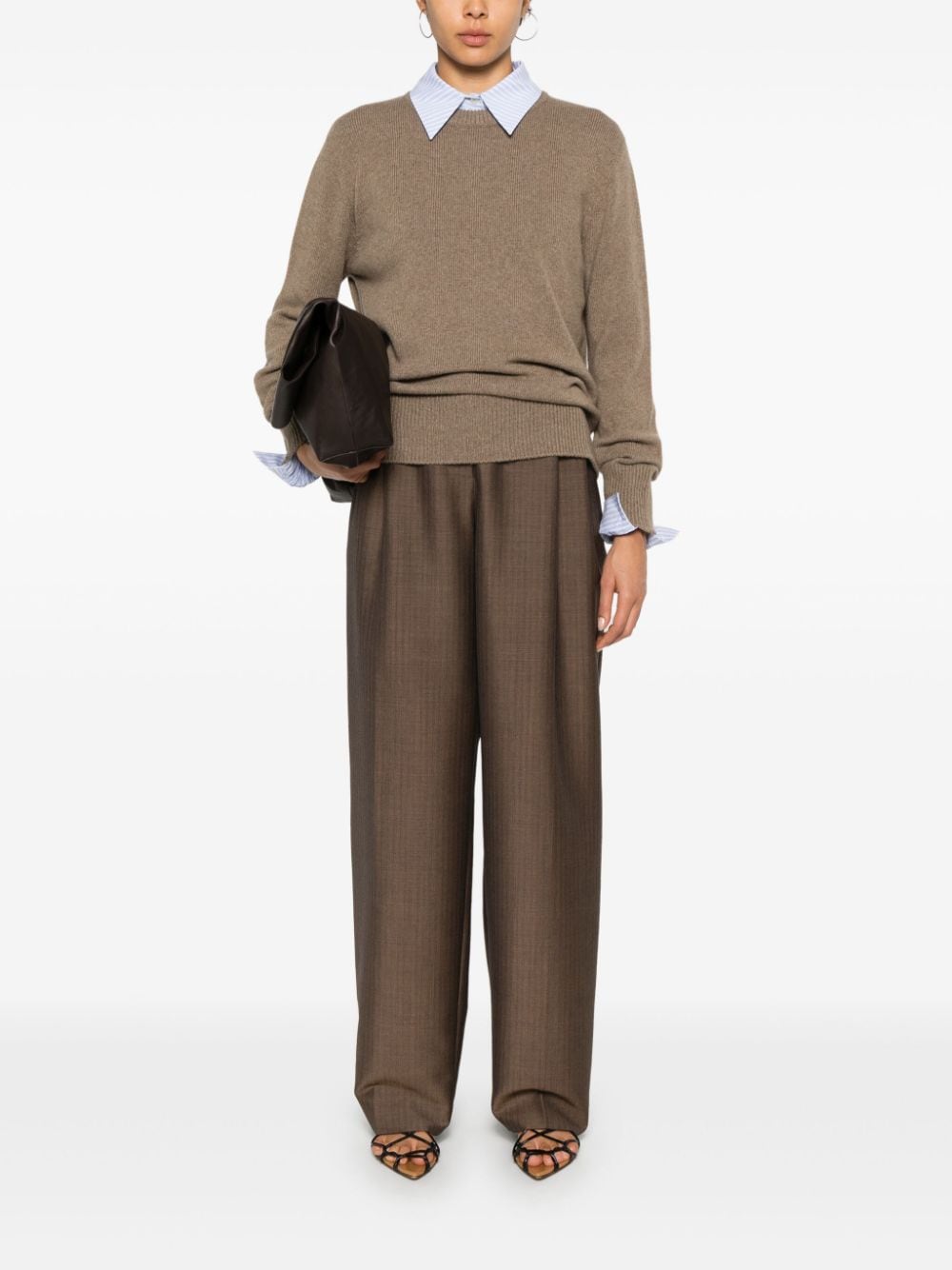 Shop The Row Hibem Sweater In Brown