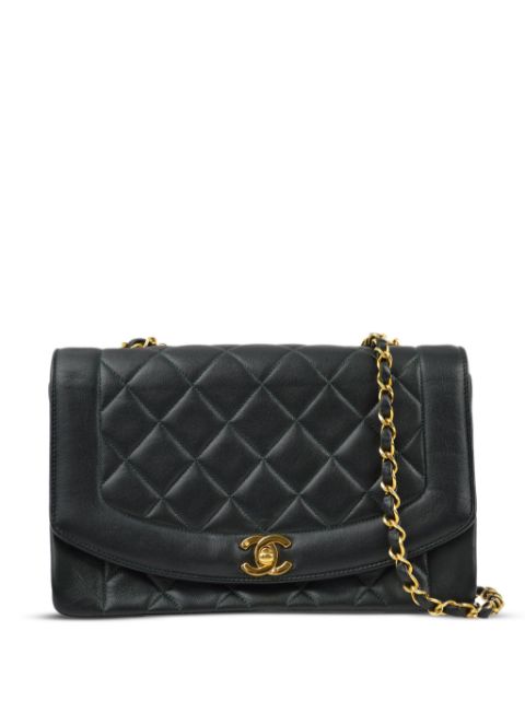 HOT SALE CHANEL 1990 medium Diana shoulder bag Women