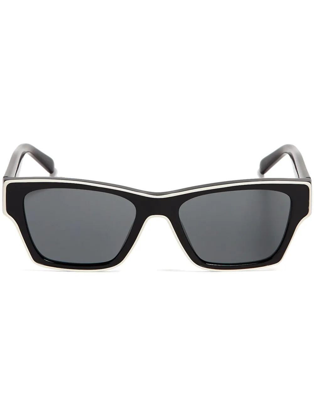 Tory Burch 0TY7207U スクエアフレーム サングラス - ブラック Tory Burch 0TY7207U スクエアフレーム サングラス - ブラック