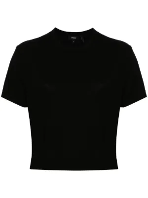 Tシャツ・カットソー THEORY Woman T-Shirt Black O1124521 001 XTeeWomensBlack_250x.png?v=