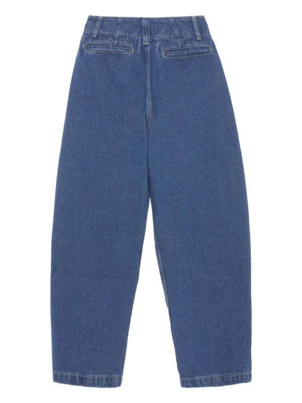 【関税込み】Studio Nicholson ブルー Chalco ジーンズ Chalco Denim Pant in Raw Indigo | Barrel Leg | Studio Nicholson