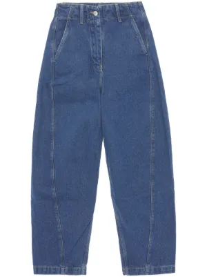 Acne Studios トロンプルイユ パンツ | ブルー | FARFETCH JP