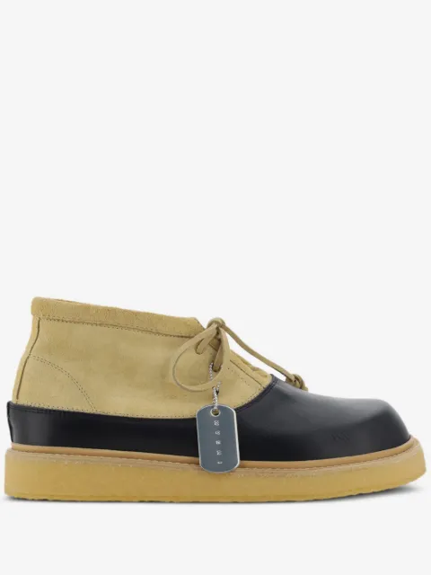 Marni botines con etiqueta del logo