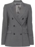 DRHOPE double-breasted blazer - Grey