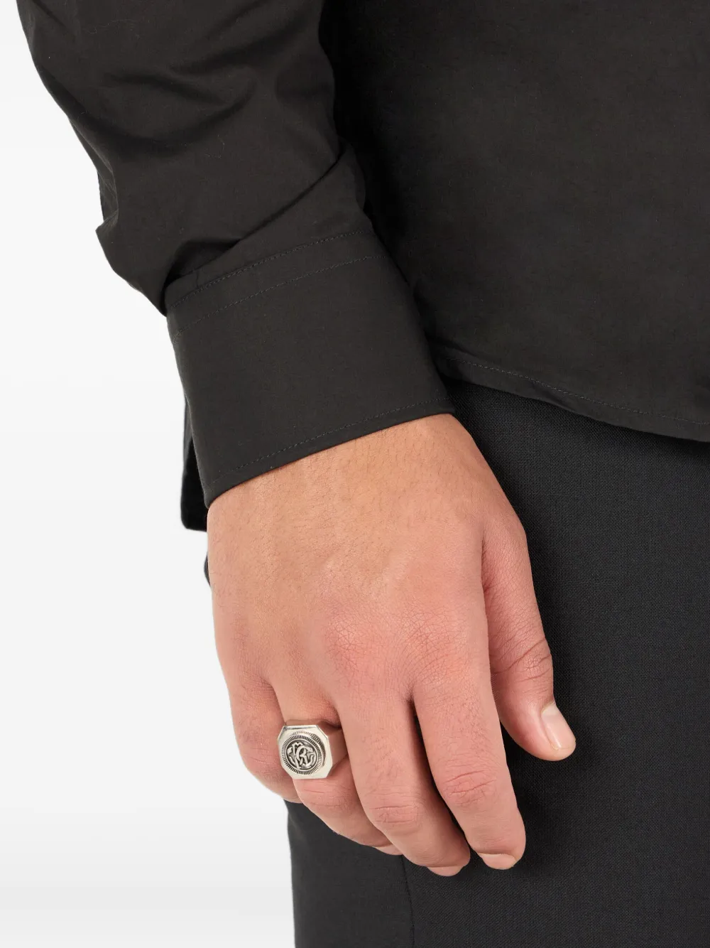 Roberto Cavalli embossed signet ring | Image 2