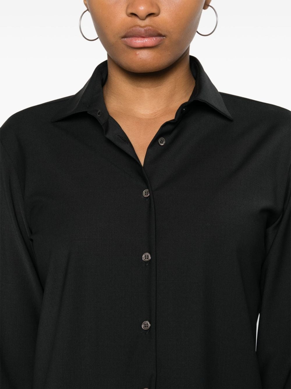 Shop Drhope Plain Shirt In Black