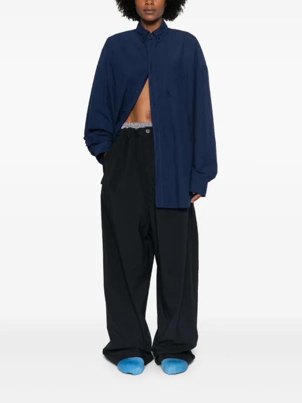 Balenciaga Cocoon シャツ | ブルー | FARFETCH JP