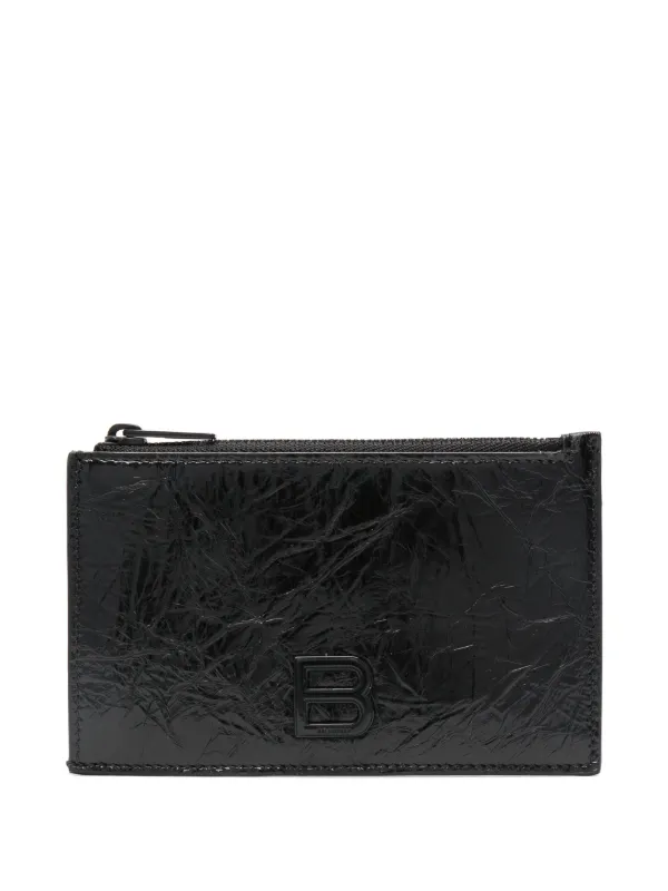 値下げ交渉あり！Balenciaga ブラック レザー カードケース BALENCIAGA バレンシアガ レザー パスケース ブラック ガード
