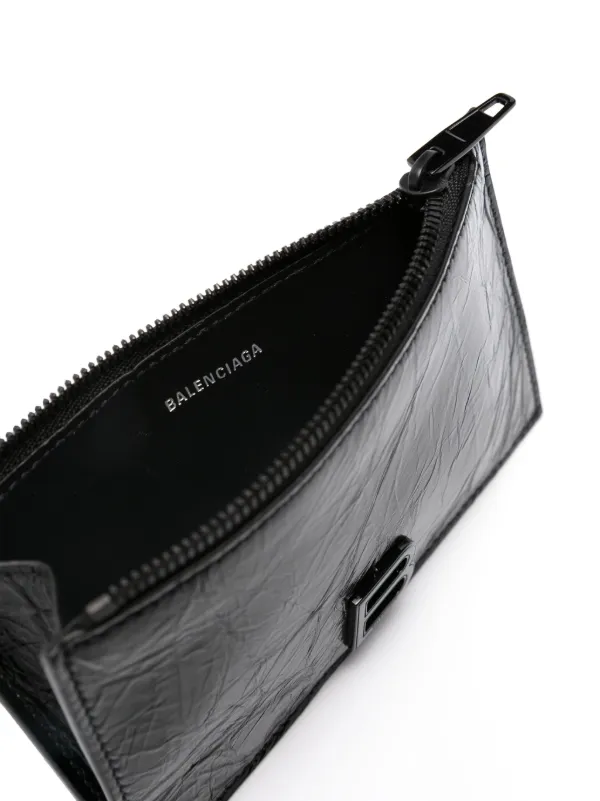 値下げ交渉あり！Balenciaga ブラック レザー カードケース BALENCIAGA バレンシアガ レザー パスケース ブラック ガード