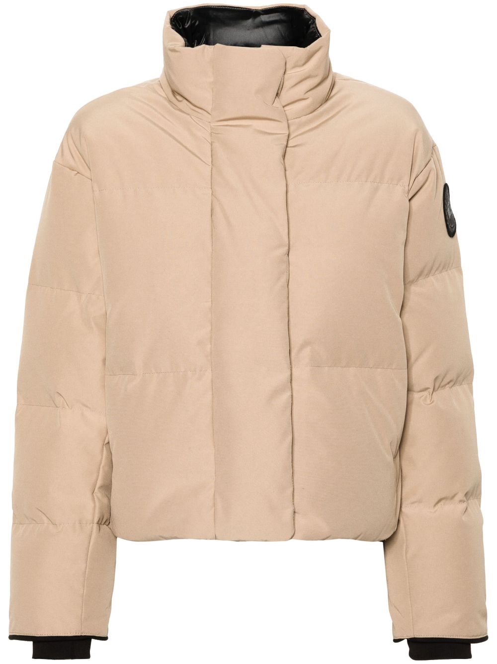 Canada Goose Donsjack met logopatch Beige