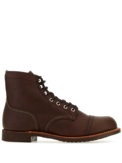 Red Wing Shoes Iron Ranger leather ankle boots