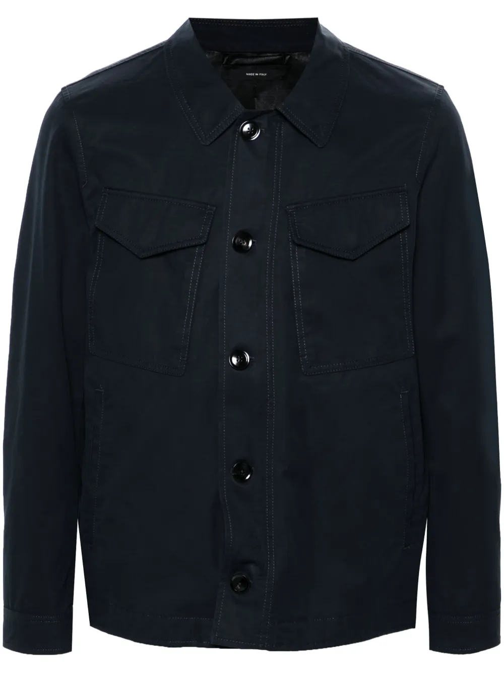 TOM FORD Katoenen shirtjack Blauw