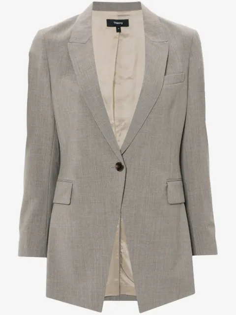 Theory mélange effect blazer