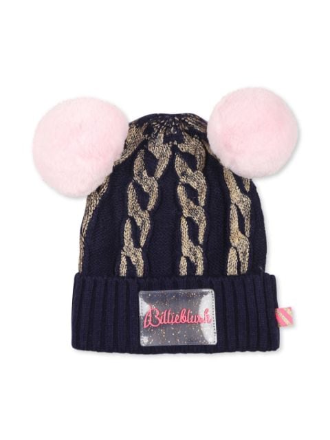 Billieblush pompom beanie