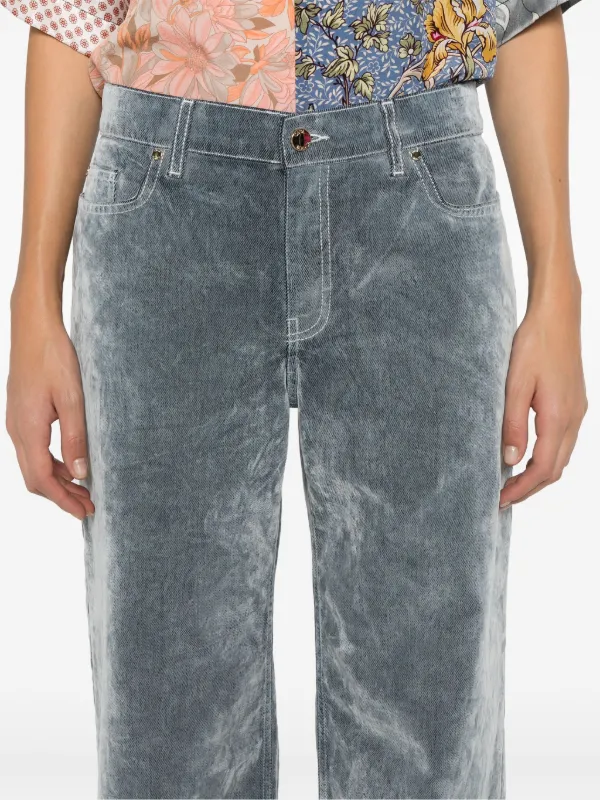 デニム・ジーパン CASABLANCA Women Denim Pants WPF24 TR 019 01CASABLANCA TENNI Casablanca Peach Jeans | Blue | FARFETCH