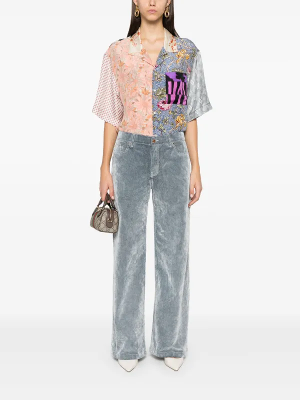 デニム・ジーパン CASABLANCA Women Denim Pants WPF24 TR 019 01CASABLANCA TENNI Casablanca Peach Jeans | Blue | FARFETCH