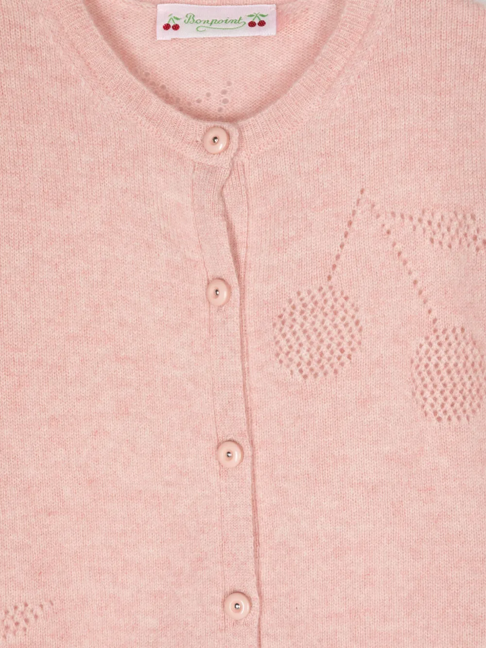 Bonpoint Kasjmier vest Roze