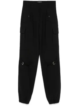 パンツ NENSI DOJAKA Women Straight Pants NDSS25TRS071 BLACK FRANKIE Nensi Dojaka trousers – Michele Franzese