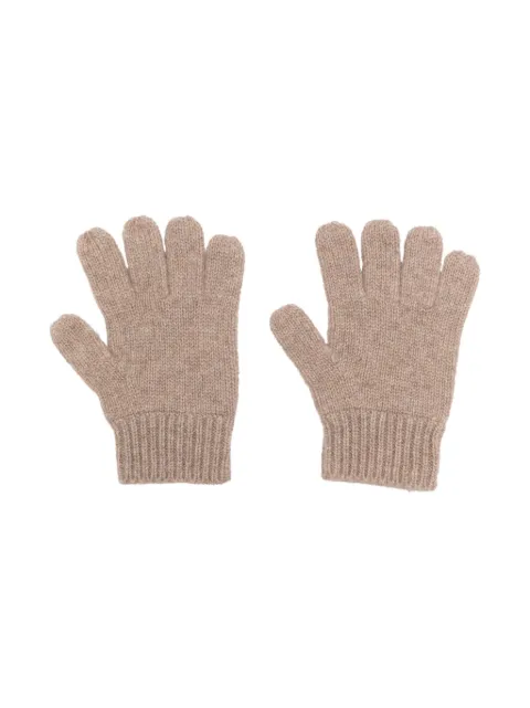 Bonpoint ribbed cashmere gloves