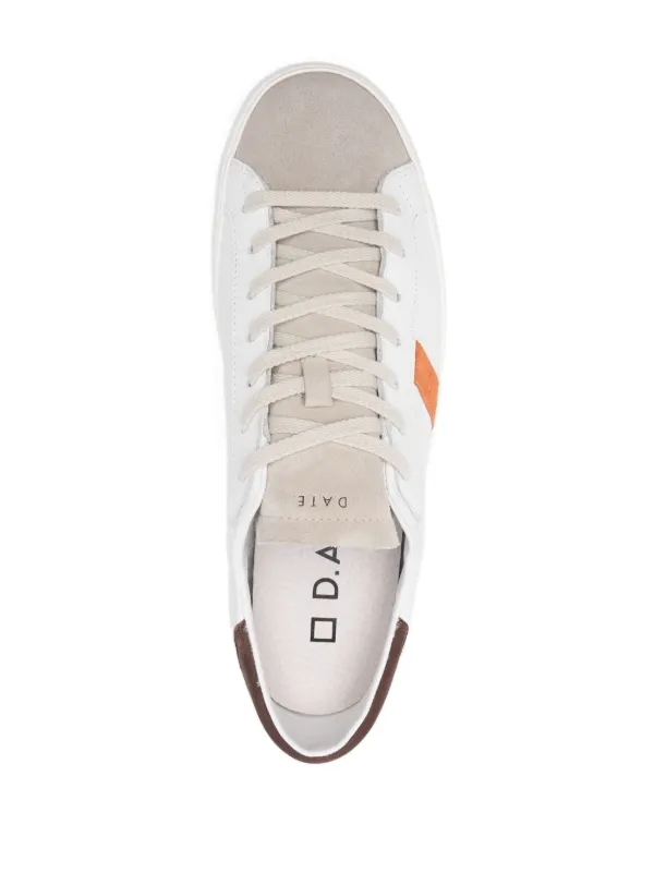 D.A.T.E. HILL LOW レザー スニーカー White ロゴ 関税送料込 D.A.T.E. Hill Low Sneakers | White | FARFETCH