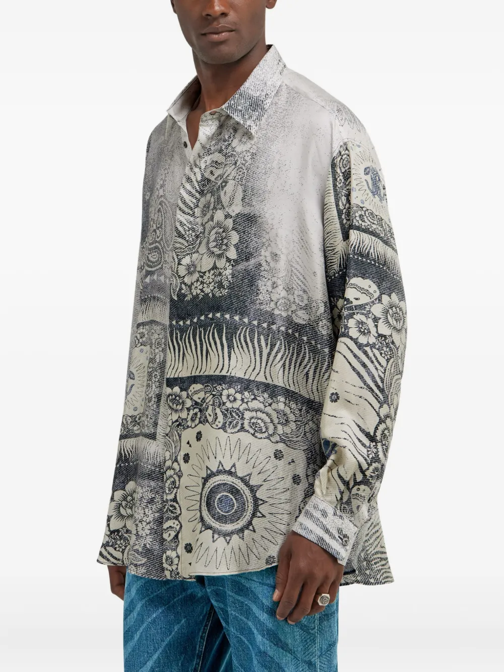 Roberto Cavalli Camicia con stampa bandana | Abbigliamento | Image 4