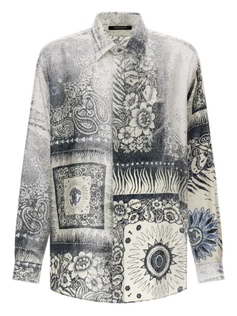 Roberto Cavalli bandana-print shirt