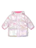 Billieblush metallic puffer jacket - Pink