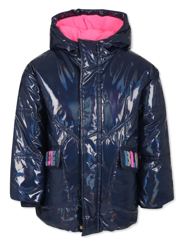 Billieblush Doudoune à Logo Brodé Bleu FARFETCH DZ