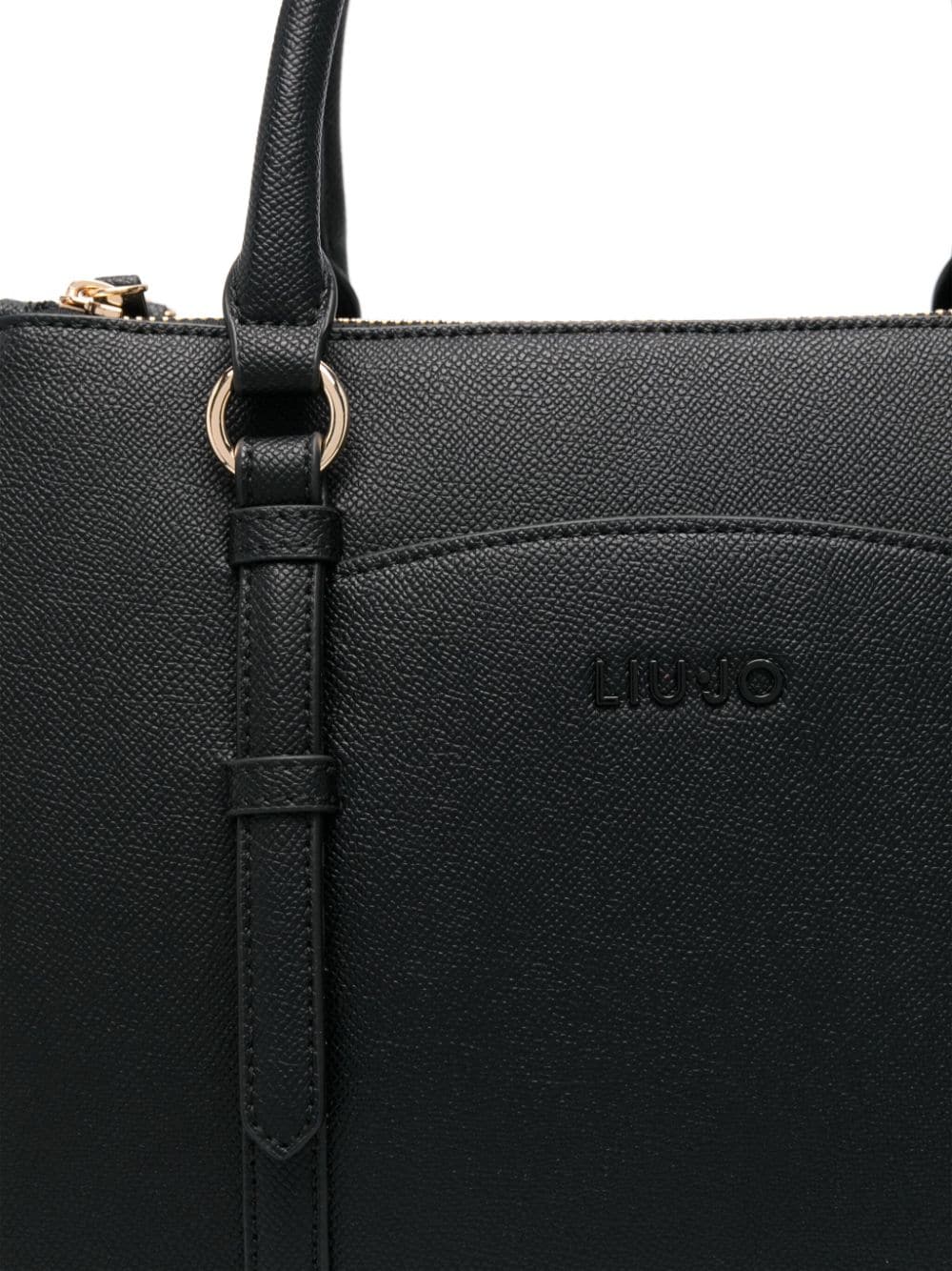 Shop Liu •jo Large Nevet Tote Bag In Black