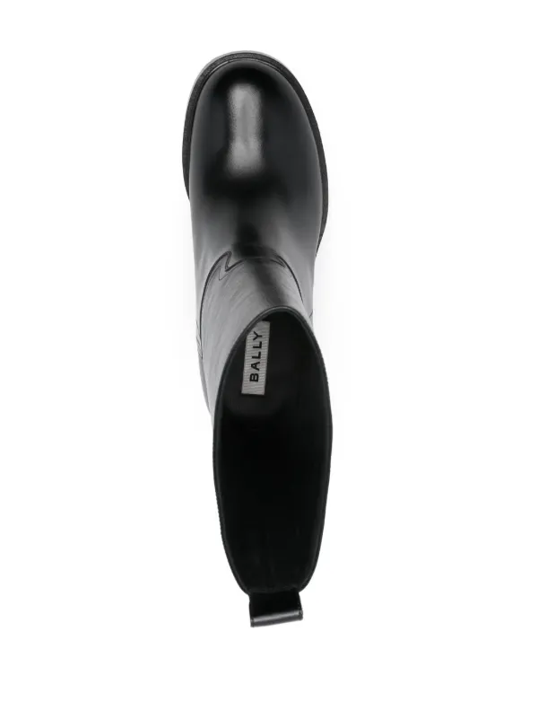 Bally 65mm Leather Boots | Black | FARFETCH