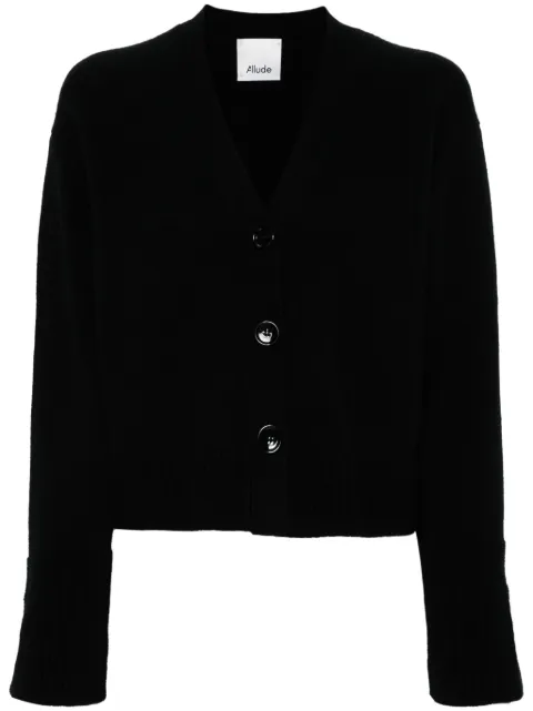 Allude كارديغان كشمير برقبة V